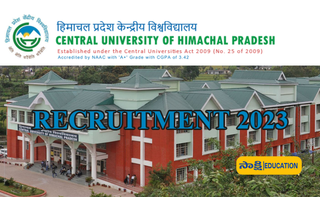 Central University Of Himachal Pradesh New Recruitment 2023