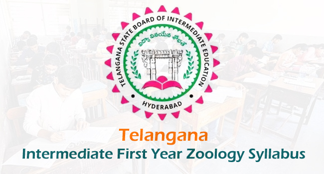 Telangana Intermediate 1st Year Zoology Syllabus 2023