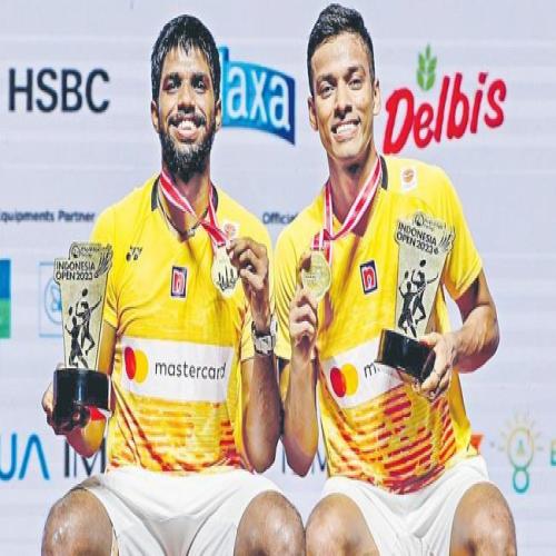 India S Satwik Chirag Script History With Men S Doubles Title News In