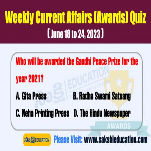 Weekly Gk Quiz Current Affairs Bitbank June