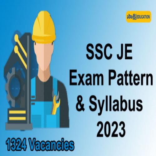 SSC Junior Engineer Exam Pattern Syllabus 2023