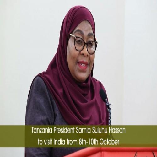 Tanzania President Samia Suluhu Hassan To Visit India From 8th 10th