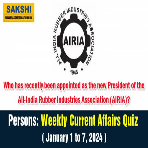 Persons Weekly Current Affairs Bitbank January To Sakshi