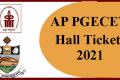 AP PGECET Hall Tickets 