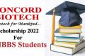 Concord Biotech Limited Scholarship