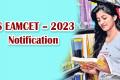 TS EAMCET – 2023 Notification