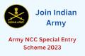 Special Entry in Army