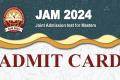 JAM 2024 Admit card