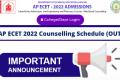 AP ECET-2022 Counselling Schedule