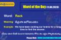 Word of the Day (11.08.2023), rackmeaning , usage a sentences