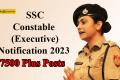 SSC Constable jobs, Open competitive examination,7547 jobs, Recruitment