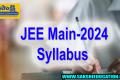 JEE(Main)-2024 B.Arch Syllabus
