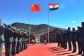 India, China Hold Border Talks In Ladakh  Military personnel discussing border issues