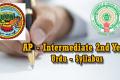 Andhra Pradesh: Intermediate 2nd Year Urdu Syllabus  
