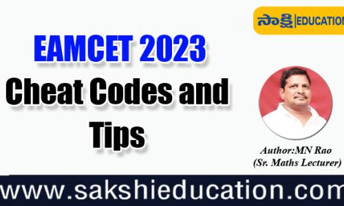 EAMCET 2023 Cheat Codes and Tips