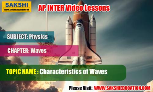 AP Sr Inter Physics Videos- Waves - Characteristics of Waves