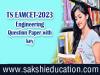 TS EAMCET 2023 Engineering Question Paper with Preliminary Key (14 May 2023 Afternoon(English & Telugu))