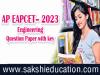 AP EAPCET 2023 Engineering Question Paper with Preliminary Key (18 May 2023 Forenoon (English & Telugu))