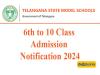 ts model schools admission 2024
