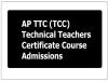Applications for Technical Teacher Certificate course