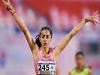  KM Diksha Celebrating Record-Breaking Run in 1500m Race  Deeksha Breaks 1500m National Record at competition in Los Angeles 