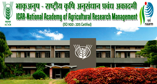 ICAR-National Academy of Agricultural Research Management Admissions