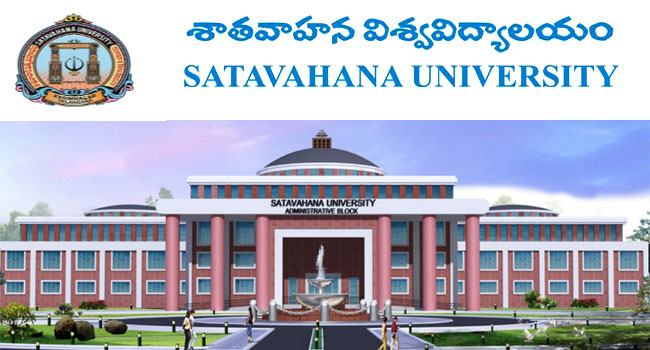 Satavahana University BEd Fee Notification 