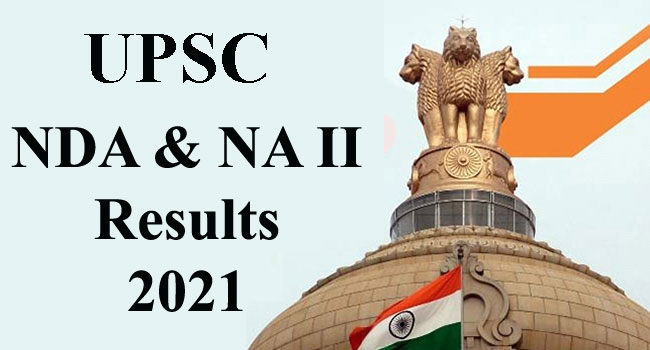 UPSC NDA and NA II Results