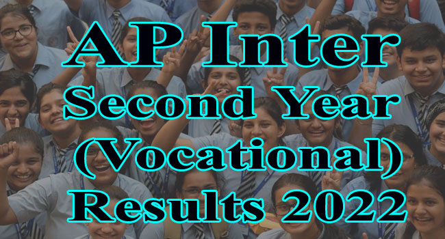 AP Inter Second Year (Vocational) Results 2022