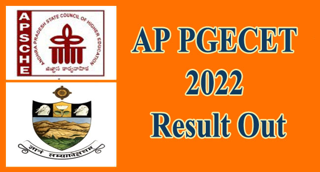 AP PGECET 2022 Result Out