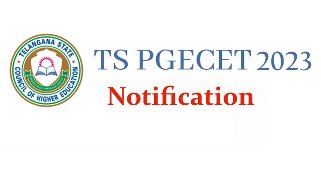 Telangana State PGECET 2023 Notification