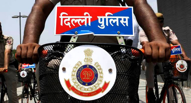 delhi police vector logo