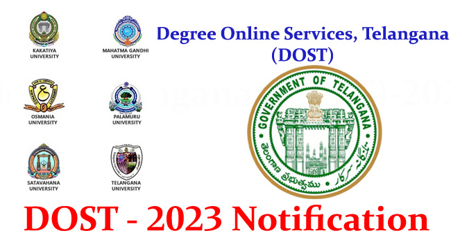 Degree Online Services, Telangana (DOST)-2023 Notification