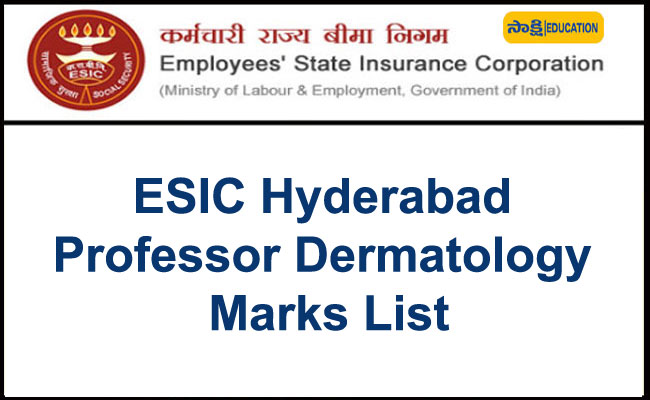 ESIC Hyderabad Professor Dermatology