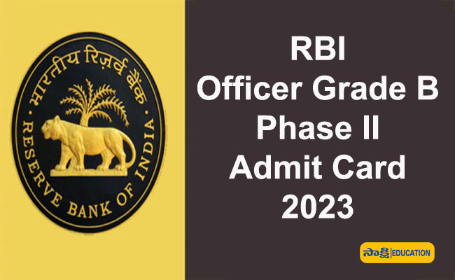 rbi officer grade b phase ii admit card