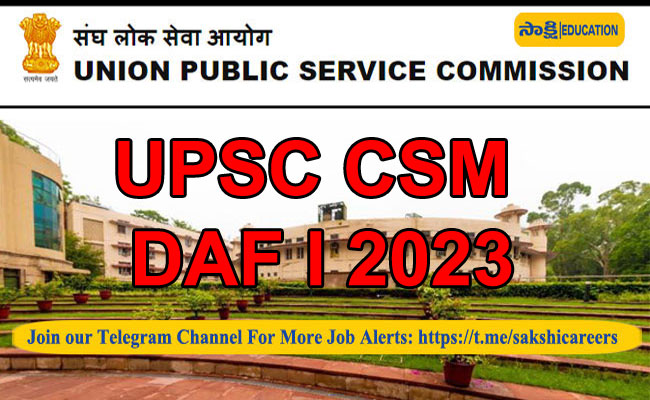 UPSC Civil Services Mains Exam 2023 Detailed Application Form I: Check ...