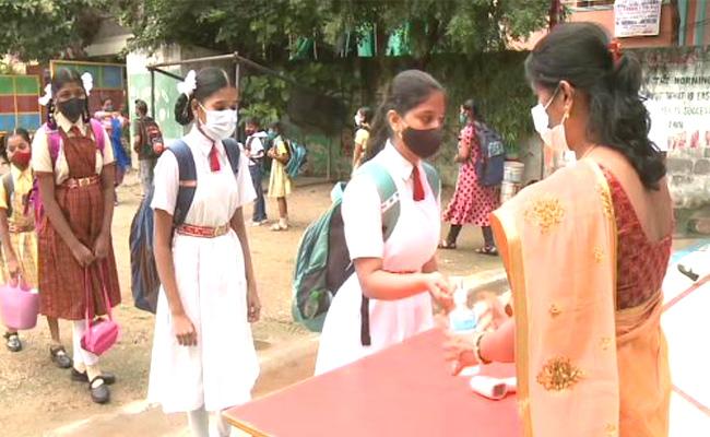 Schools reopening in Telangana