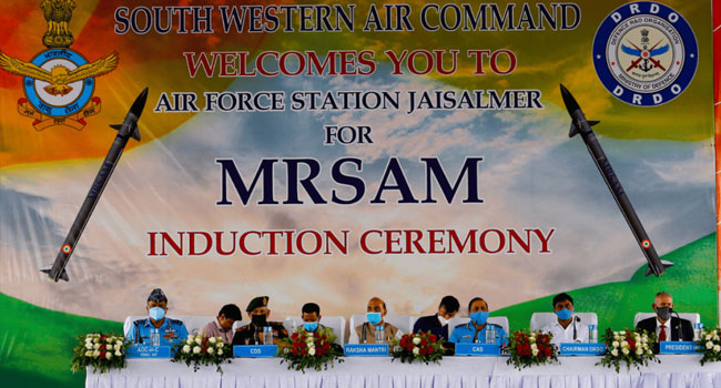 DRDO hands over MRSAM System to IAF