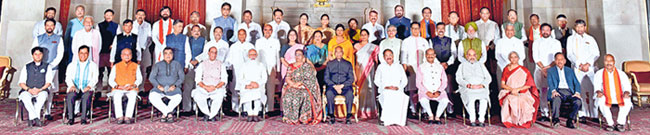 Newly inducted Union Ministers assume charge of their Ministries