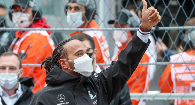 Lewis Hamilton becomes first F1 driver in history to record 100 victories