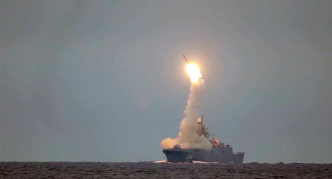 Russia successfully test-fires Zirkon hypersonic cruise missile from ...