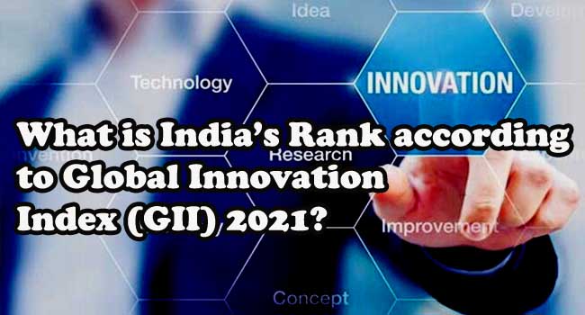 global innovation index india rank