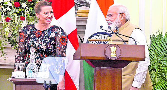 PM Modi and Denmark PM