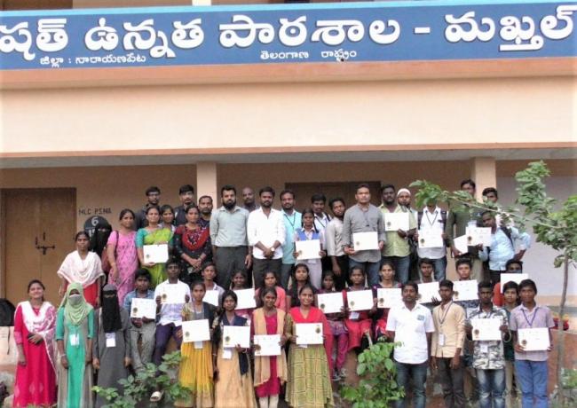Over 2000 students from 61 schools learn to code in Narayanpet district