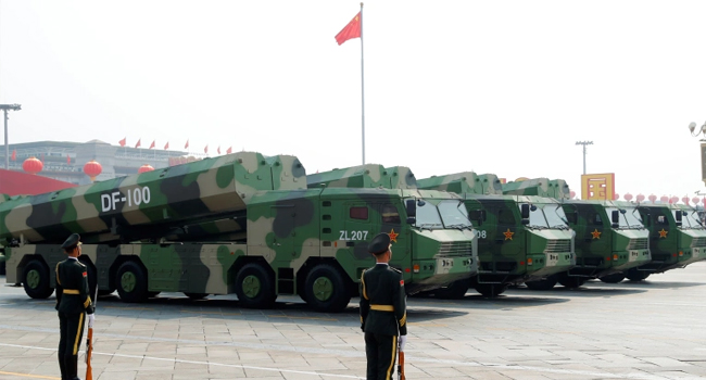 China denies testing hypersonic nuclear missile