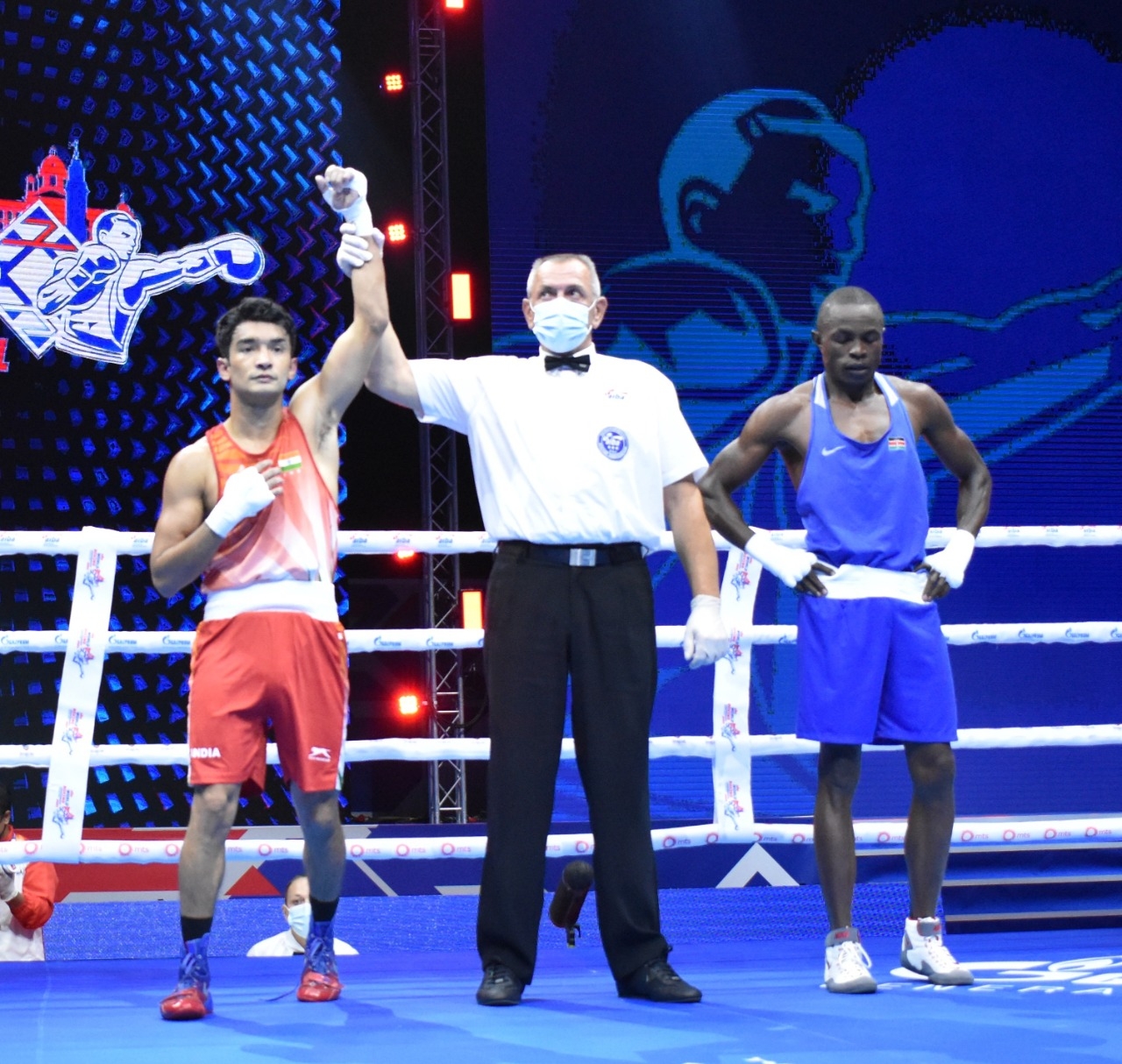 Indians advance in Men World Boxing