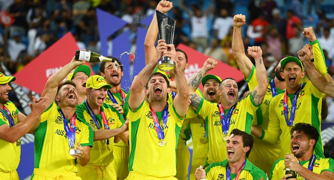 ICC Men's T-20 Cricket World Cup: Australia lifts ICC T-20 World Cup trophy, beats New Zealand by 8 wickets