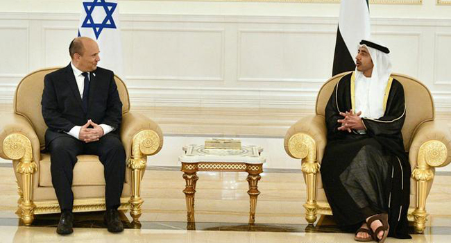 Israeli PM’s first official visit to UAE