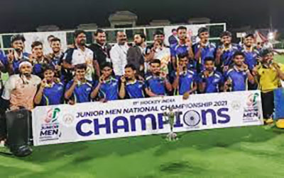 Hockey India junior national championship winners