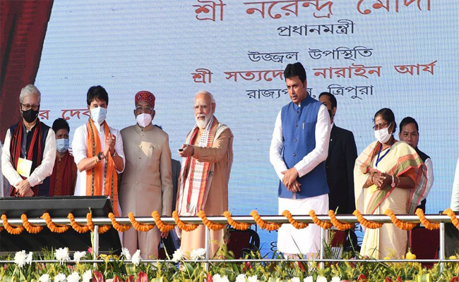 PM Modi at Agartala